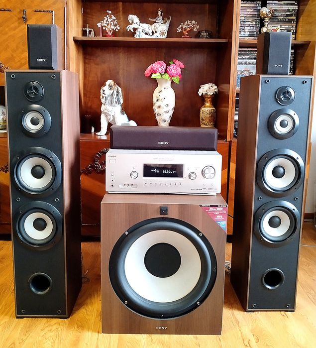 Vând receiver SONY STR-DG710 + set complet (Subwoofer imens)