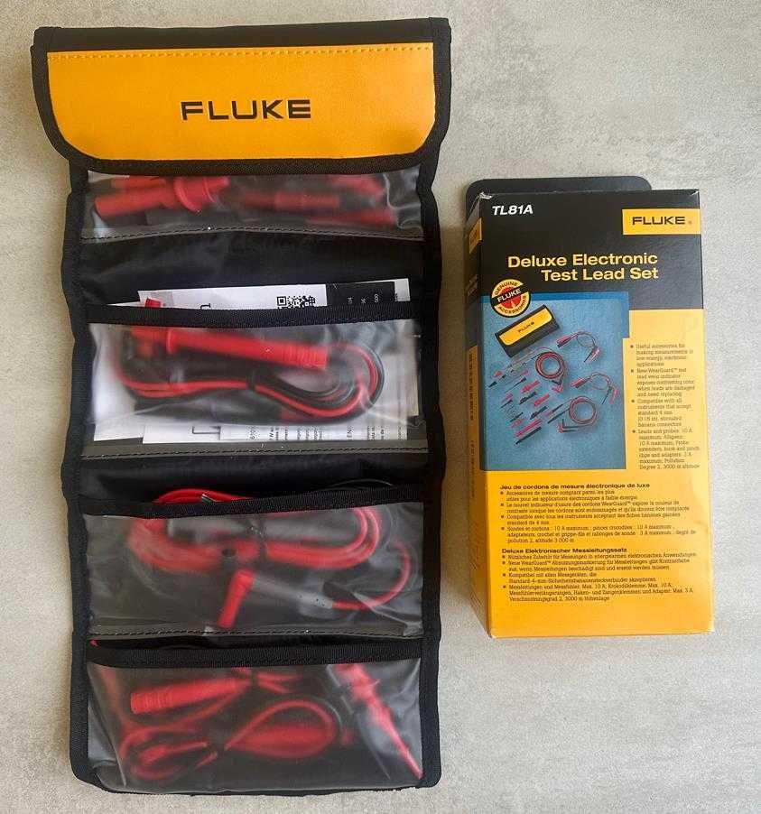 Fluke TL81A set / комплект сонди и накрайници за мултиметър