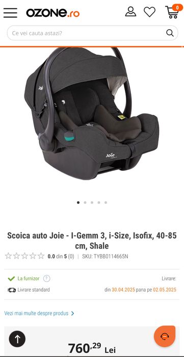 Scoica bebe, Joie i-Gemm 3