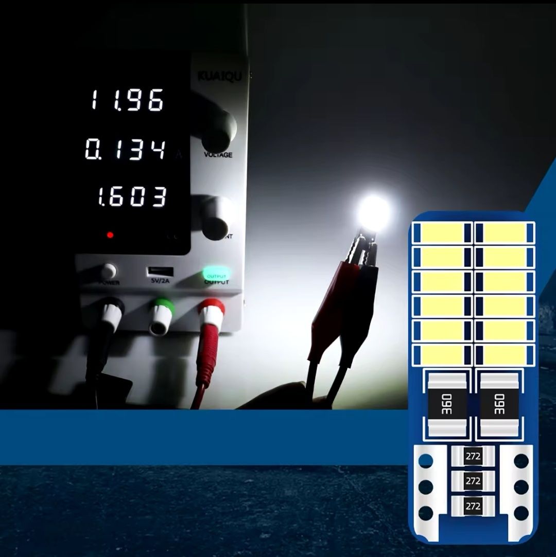 Висококачествени LED лампи T10 W5W Canbus 3014 24SMD