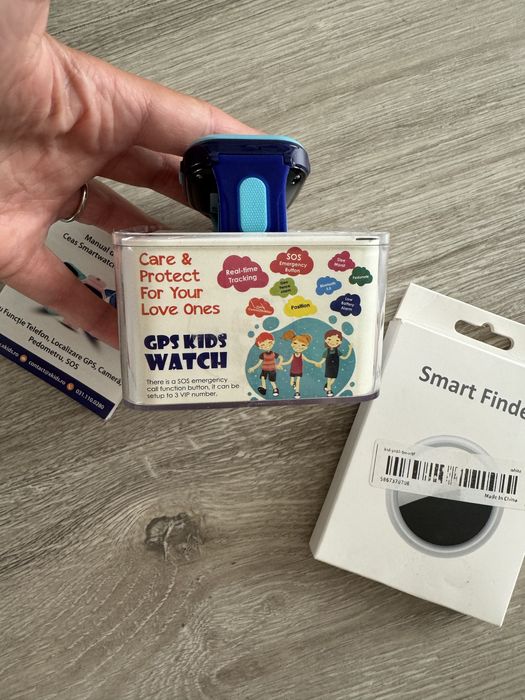 Smart watch pentru copii, cadou tag smart finder