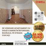 De vânzare apartament cu două camere în Întorsura Buzăului!
