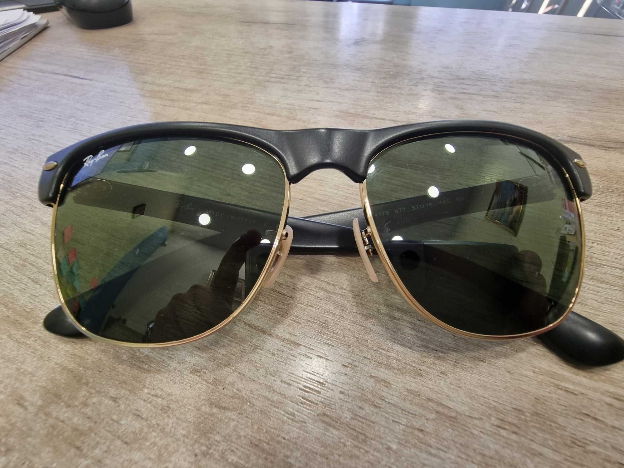 Скънчеви очила Ray-Ban Clubmaster / стъклени лещи