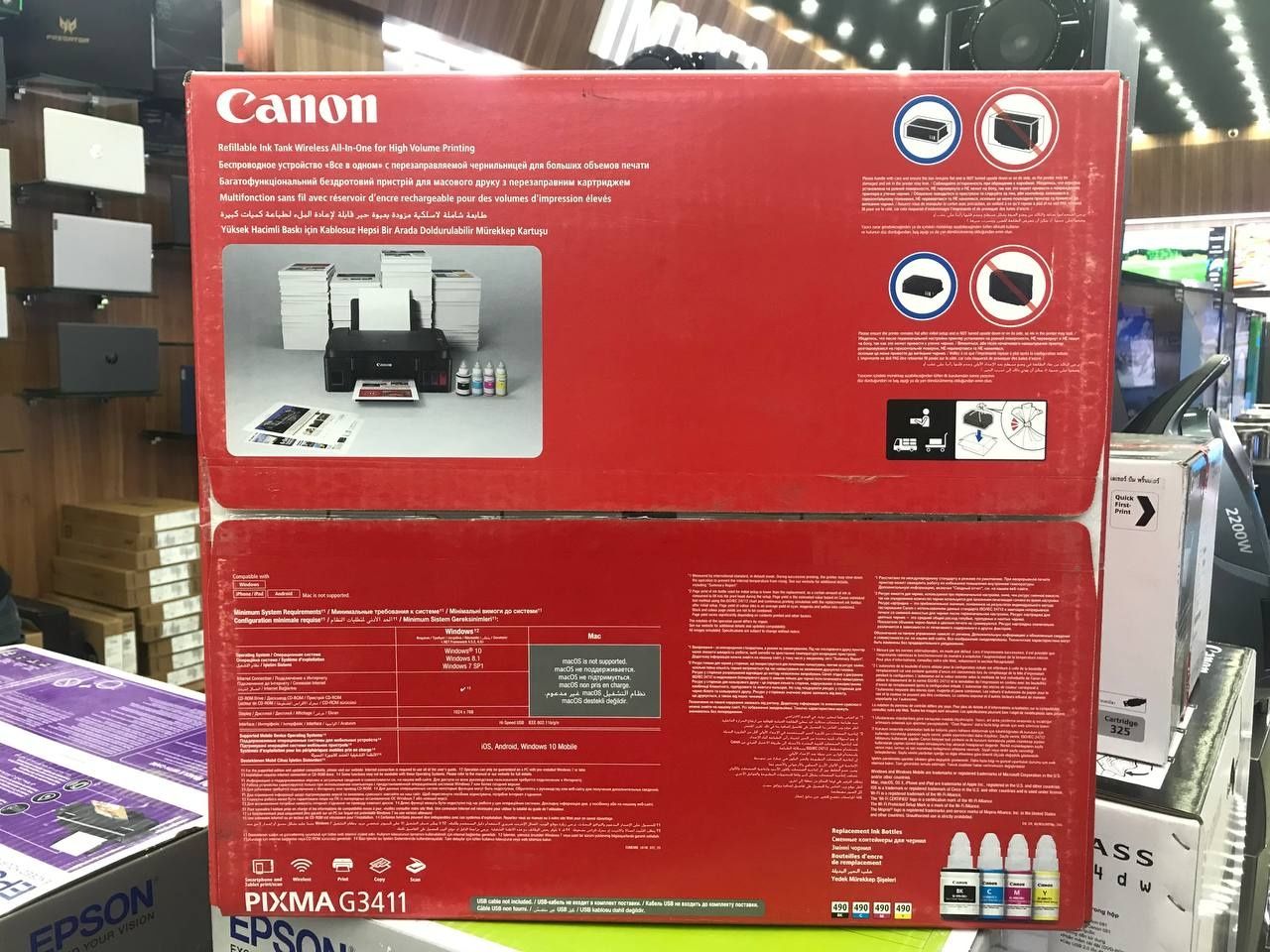 Новый ! МФУ Canon PIXMA G3411 Цветной 3 в 1 +WIFI