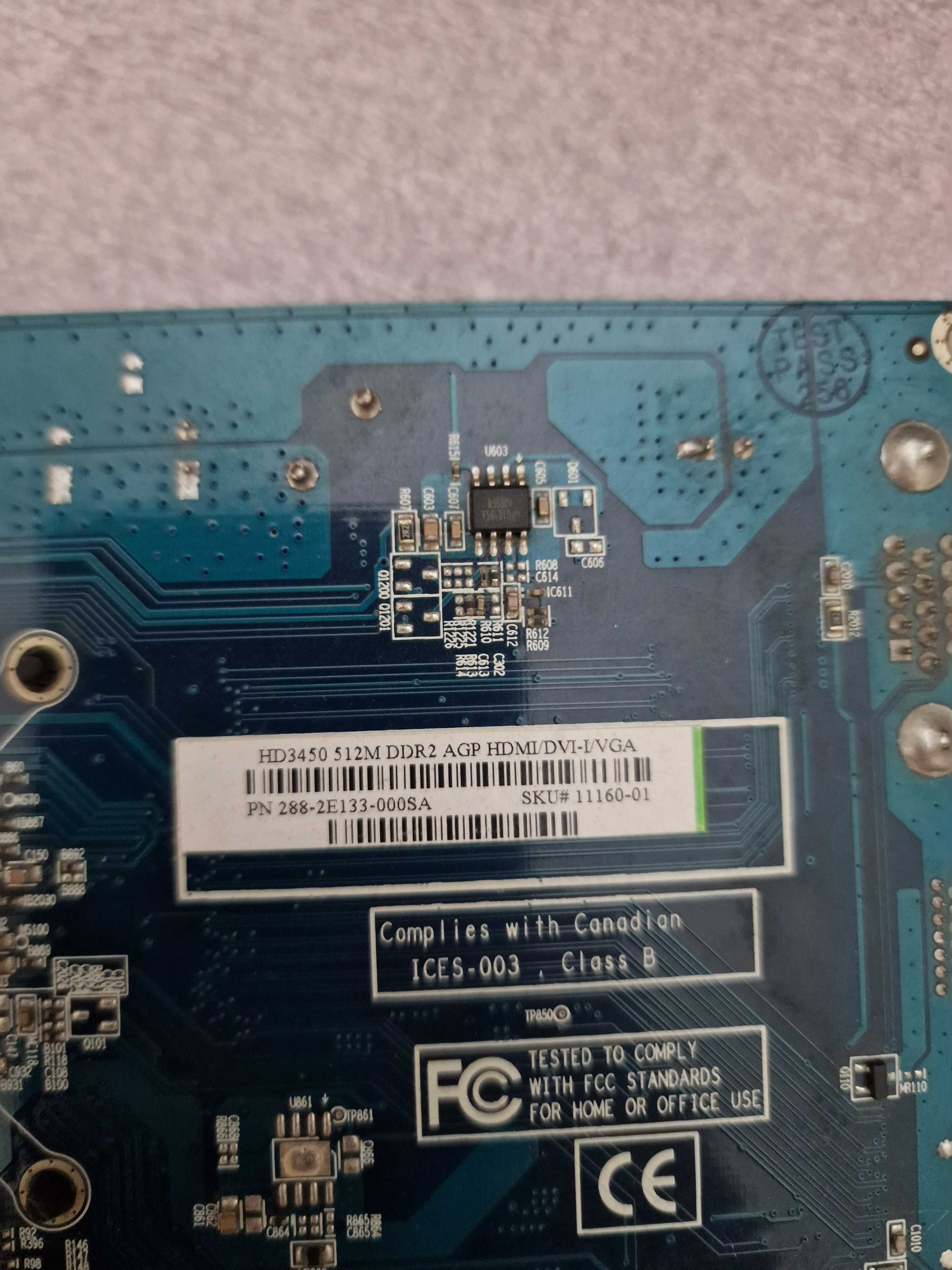 Sapphire Radeon HD 3450 512MB DDR2 AGP