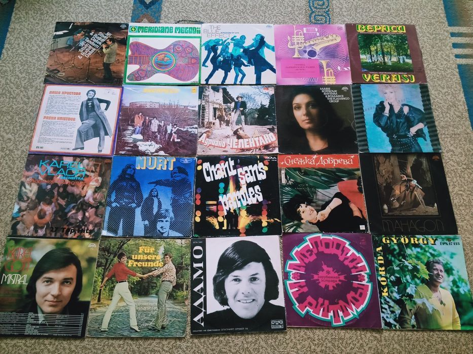 Пластинки  виниловые  СССР, разные.