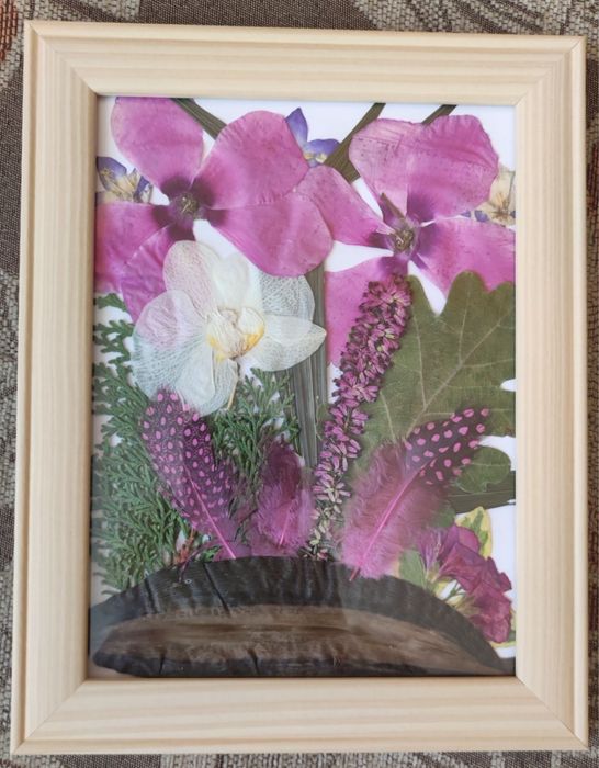 Картини с хербаризирани цветя