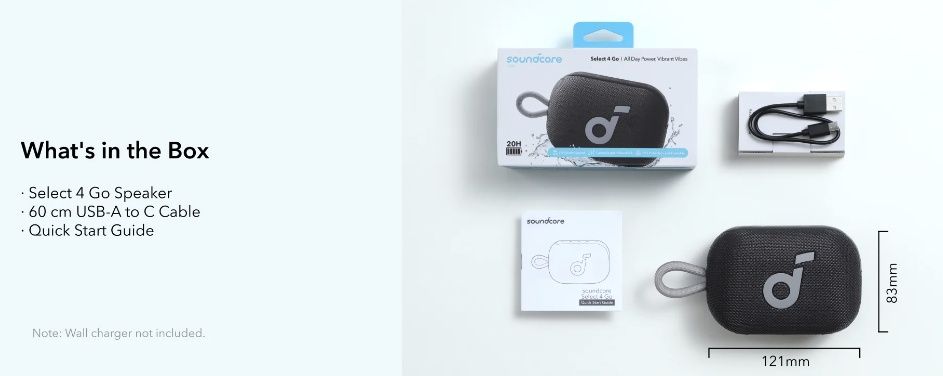 Беспроводная колонка Anker Select 4 Go