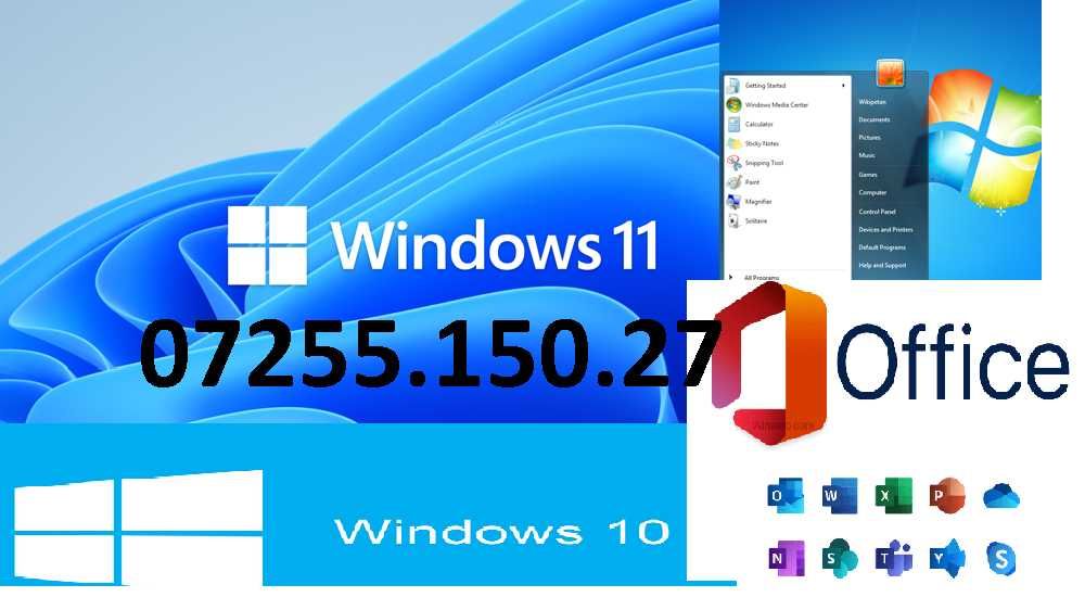 Instalare /Reinstalare Windows 11 Pro/10/Office Garantie