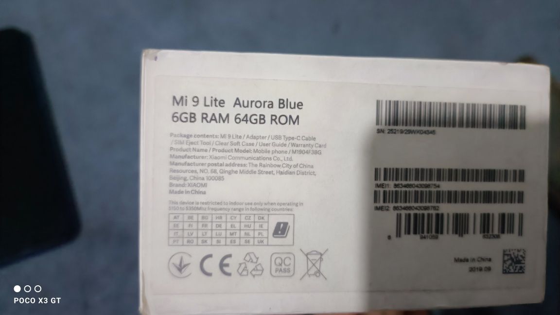 Xiaomi mi 9 lite 6/64