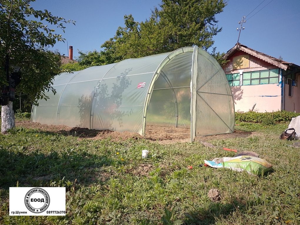 Нова оранжерия 5х12.