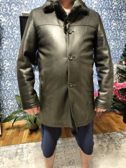 Продам дублёнку кожа мех натуральный