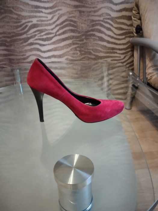 Туфли из натуральной замши