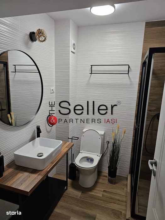 Apartament 2 camere decomandat cu terasă și curte, parter – mobilat