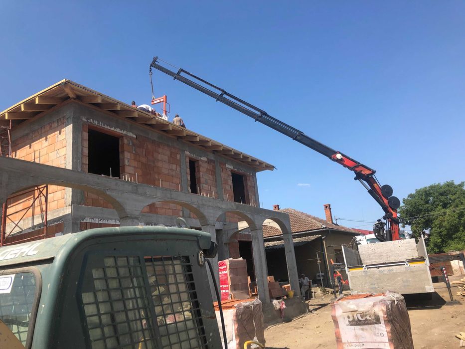 iNCHIRIERE Macara ALBA IULIA ,camion cu macara ,trailer , ROLE UTILAJE