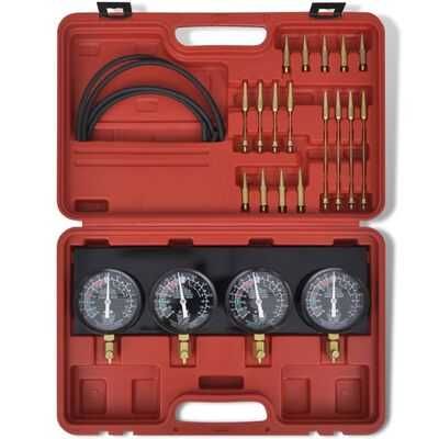 Set unelte pentru sincronizare carburator, cu manometre