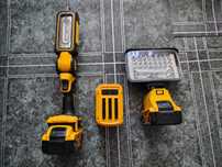 LED прожектор фенер за батерия Bosch,Makita,Dewalt 18v