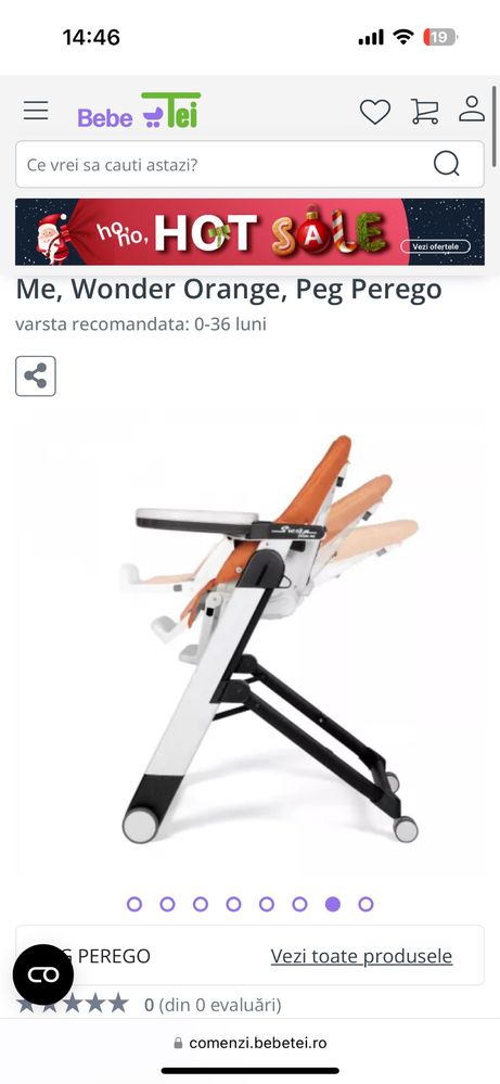Scaun masa Peg Perego Siesta 2in1