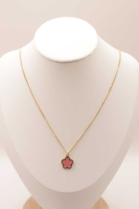 КОЛИЕ „PEACH BLOSSOM PINK“| Медицинска стомана | Premium Дизайн | ÉTER