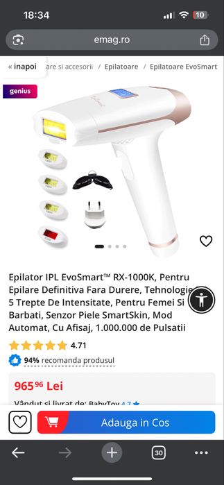 Epilator Evosmart