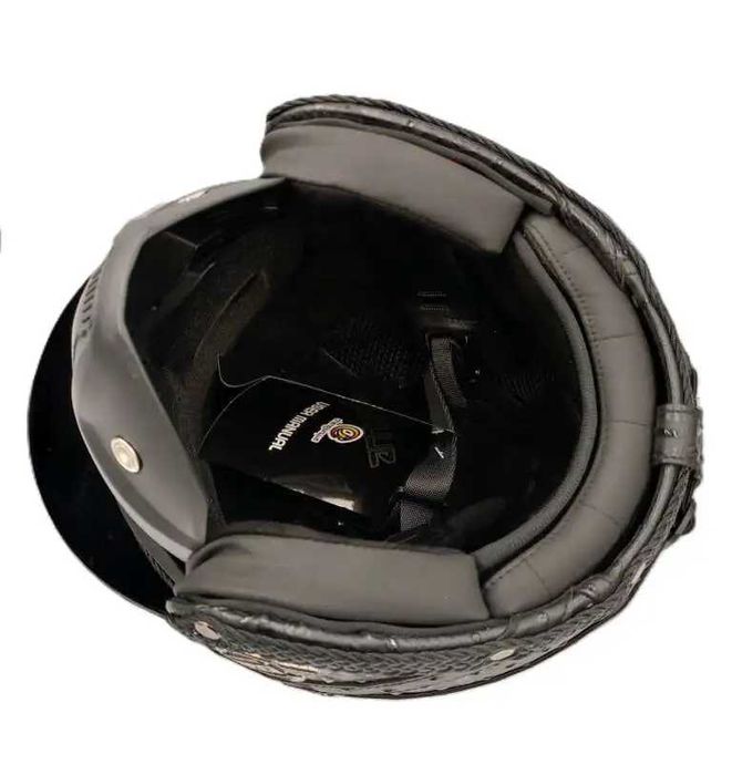 Комплект каска и очила маска в ретро стил