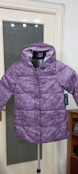 Geaca mov noua captusita cu polar, pentru fete 5 ani