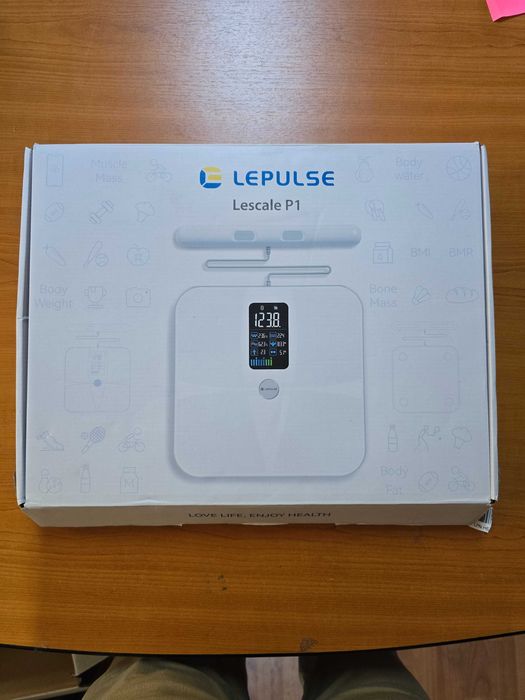 Cântare de analiză corporală Lepulse P1 cu 8 electrozi,20 de măsurare