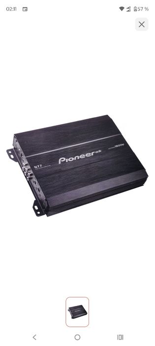 Продам усилитель pioneer 477 на 4 канала с проводами.