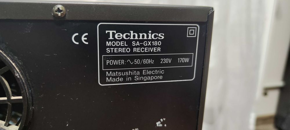 Amplificator Audio Technics SA‑GX180 Statie Audio Amplituner Audio