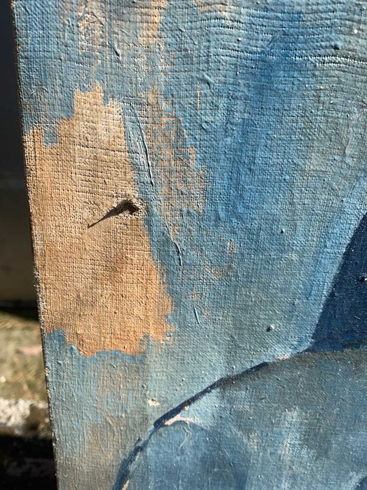 стара картина маслени бои портрет