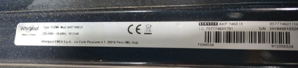 Cuptor electric incorporabil Whirlpool