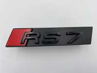 Emblema Audi RS 7 grila negru