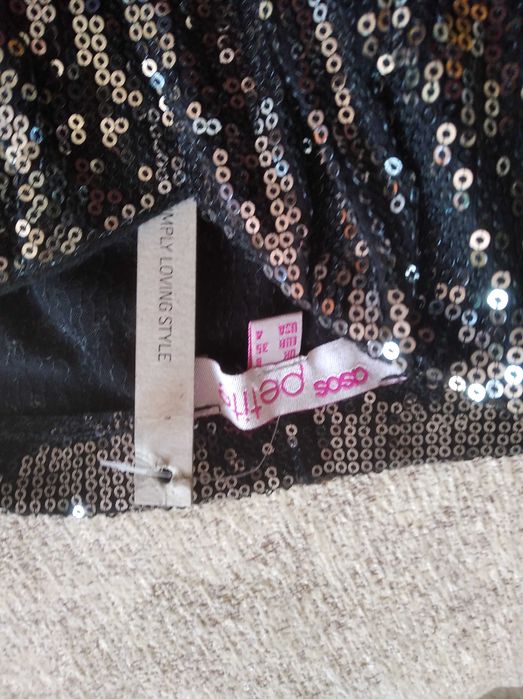 лъскаво Парти бюстие H&М размер S,рокля плисе Н&М размер S