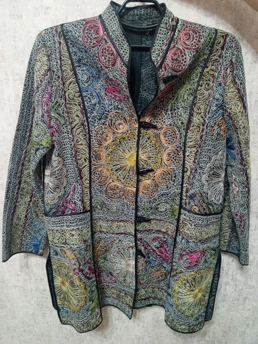 Кардиган, ручная работа