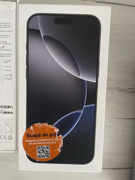Vand iphone 16 pro max sigilat black titium