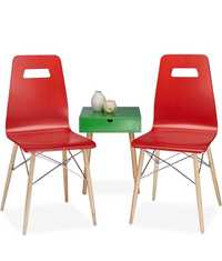 Комплект дизайнерски столове Relaxdays от 2 бр. ARVID