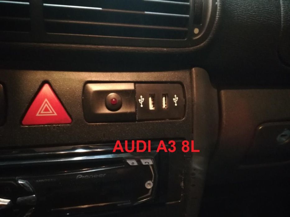 Двойно USB УСБ за вграждане за VW Голф 4/Бора 4 VW Golf 4/Bora 4/Jetta