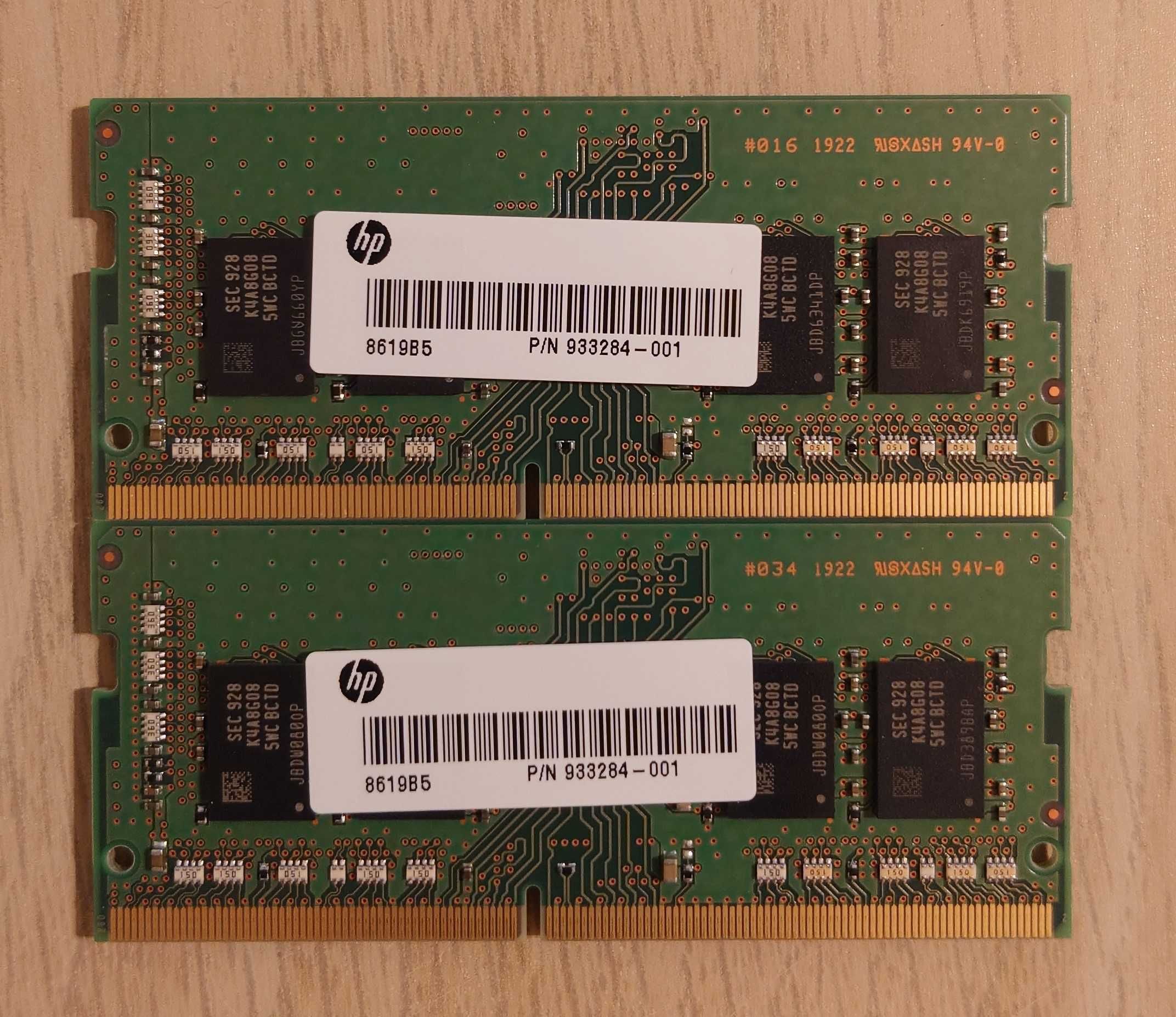 Samsung Dual Channel RAM Kit Memorie 16GB (2x8GB) 2666Mhz SODIMM