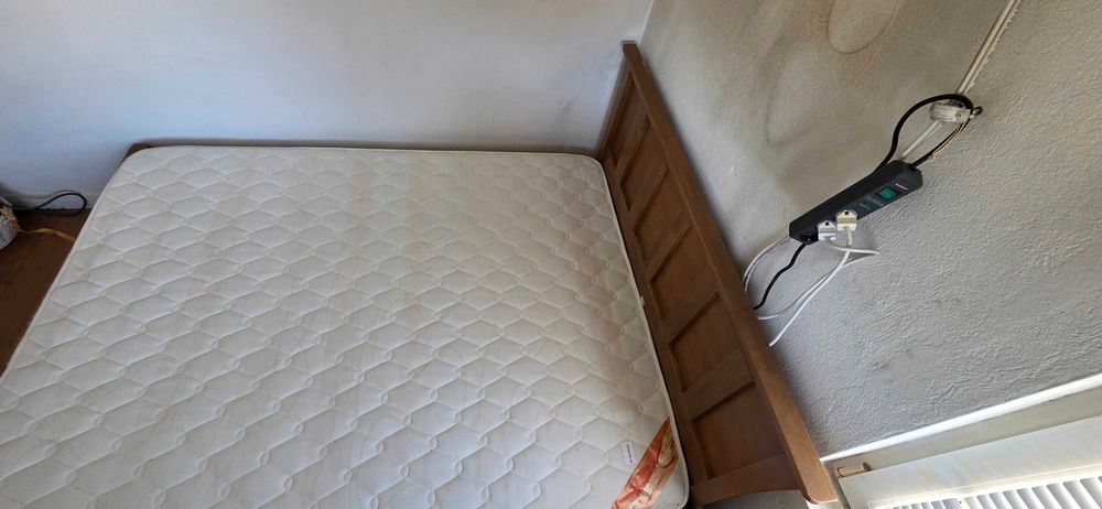 Спалня легло масивно дърво