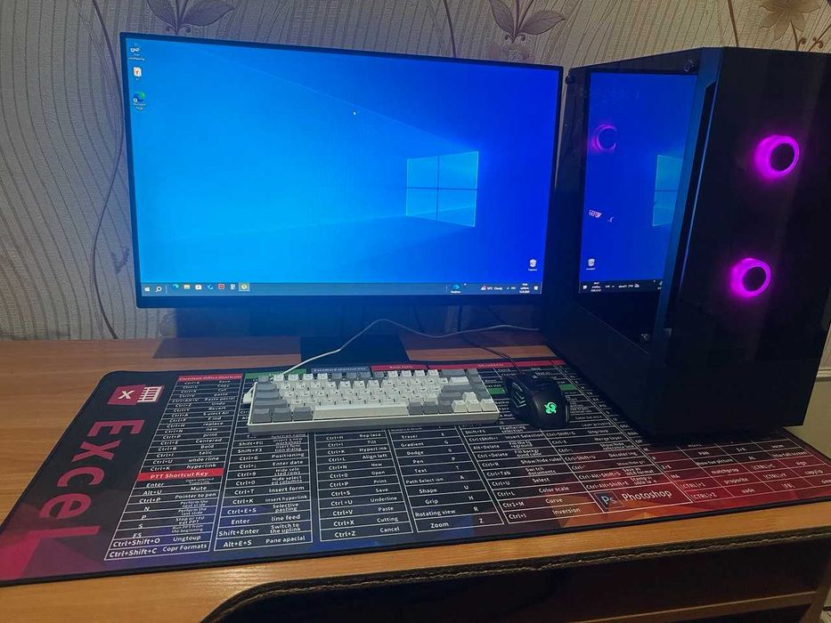 Игровой ПК Intel i5 10400F /GTX 3050  8G / 8x2 GB / SSD 256 GB/500 HDD