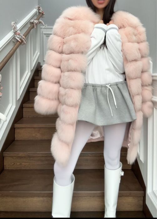 Палто от лисица / XS