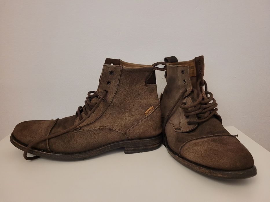 Ghete Levi's, maro, 43, vintage, boots