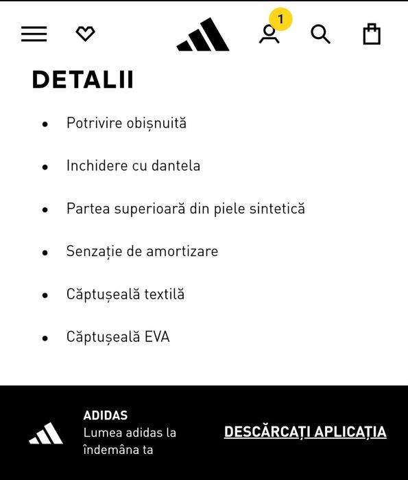 Adidasi Adidas , Marimea 41