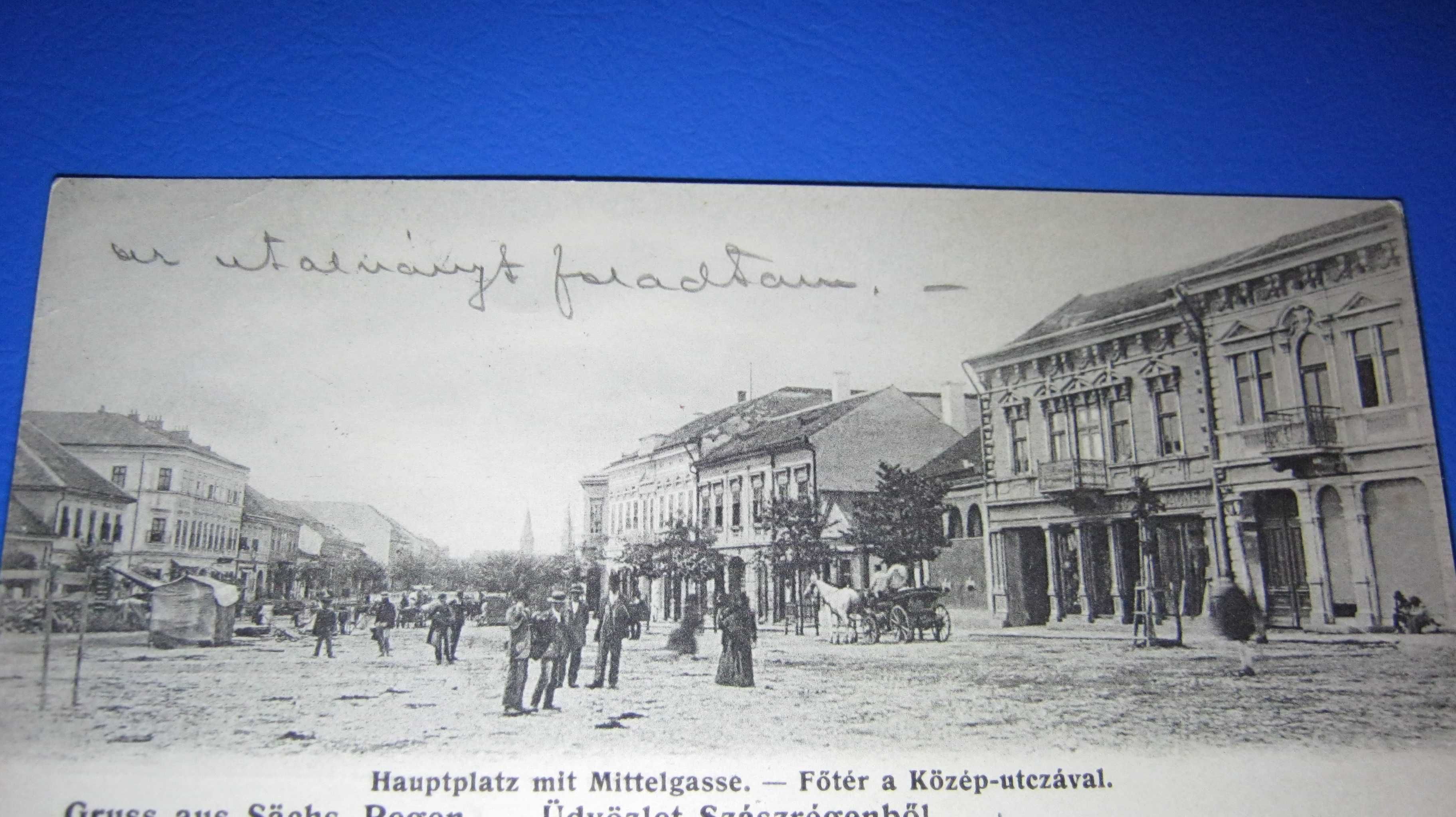Ilustrata veche/Carte Postala,REGHIN,SZASREGEN,1909