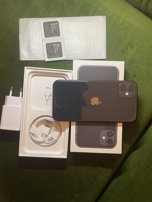 Iphone 11 64gb black черен перфектен