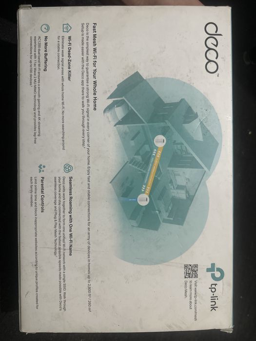 DECCO  tp-link AC1200 DECO E4(2-pack) router wi-fi