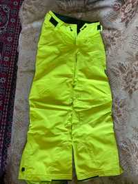 Pantaloni iarna ski, marca O’Neill, verde, 10 ani, marime 140