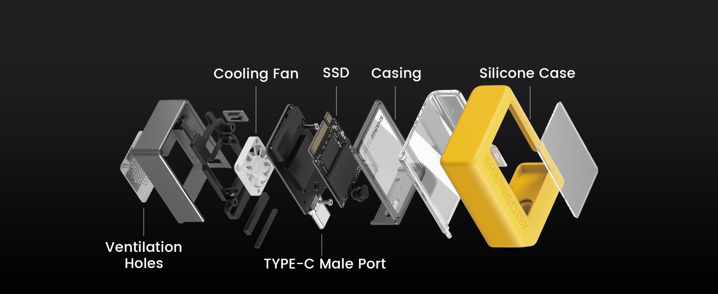 SSD Case SHARGE DISK 2230 Кейс Корпус