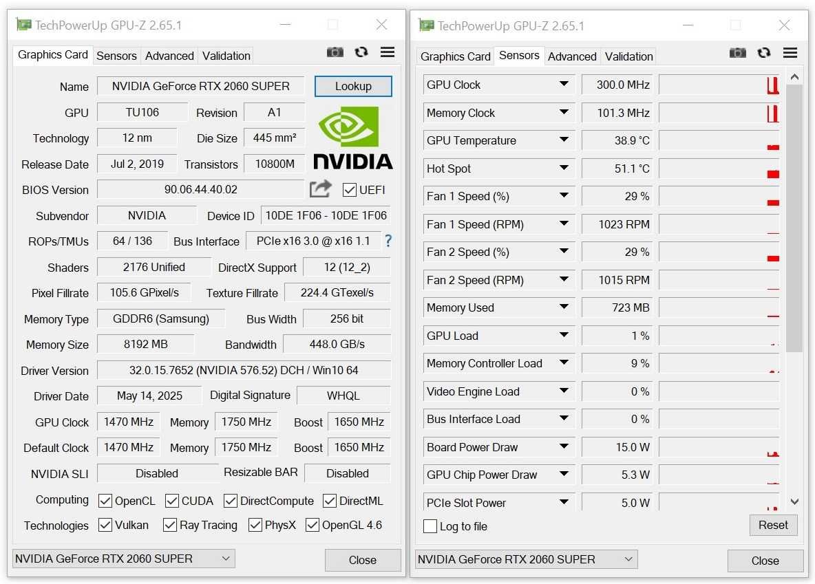 Видео карта GPU Palit RTX 2060 SUPER GamingPro OC 8GB GDDR6 DP/HDMI