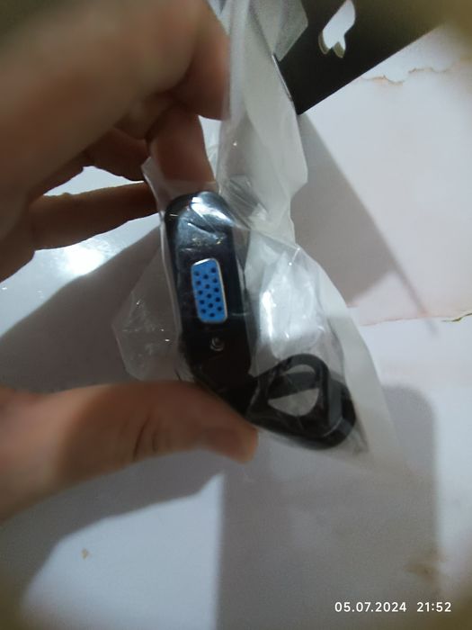 Переходник HDMI VGA, адаптер для монитора,